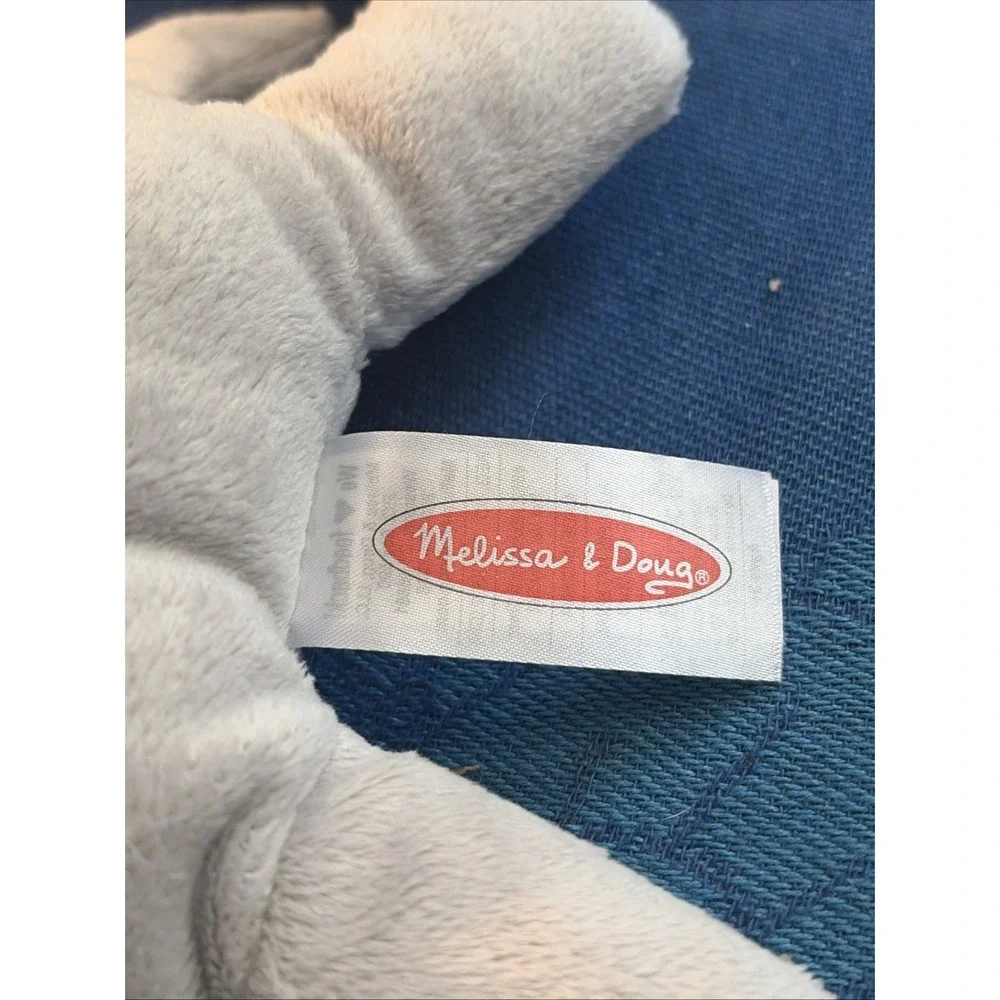 Melissa & Doug Plush Gray Kitten Cat Brown Puppy Dog Lot Of 2 Loveys 9